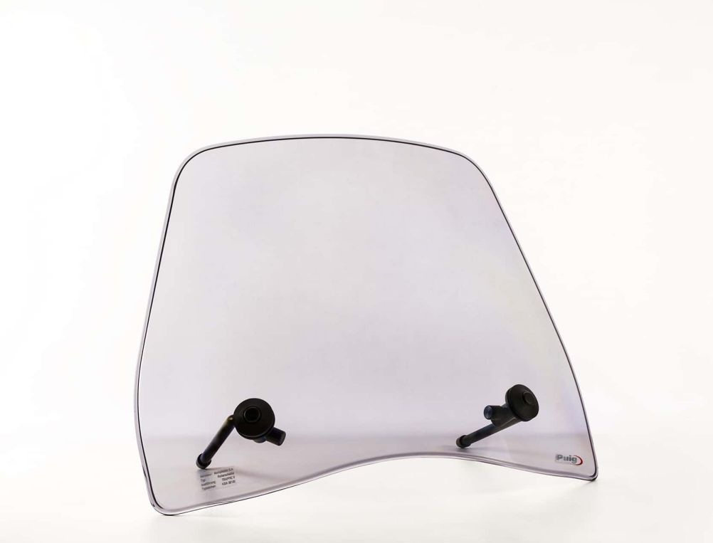 Windshield PUIG TRAFIC 5671H smoke for KYMCO Agility 125 (R12) 2005-2026, KYMCO Agility 50 4T (R12) 2005-2017