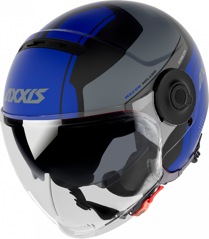 JET helmet AXXIS RAVEN SV ABS milano matt blue XS
