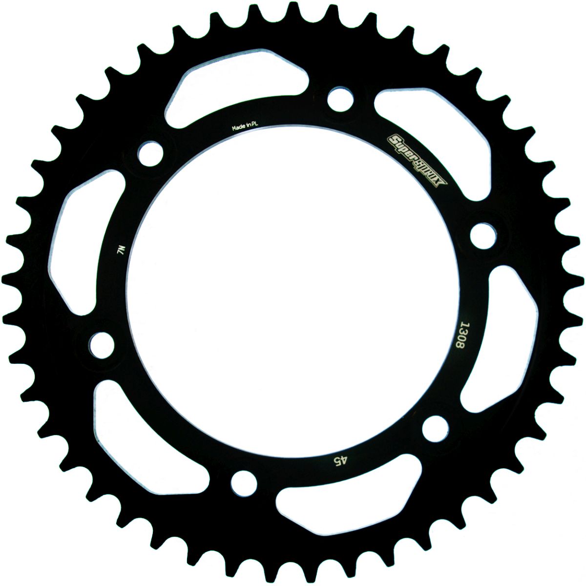 Lančenik zadnji SUPERSPROX RFE-1308:45-BLK Crni 45T, 520