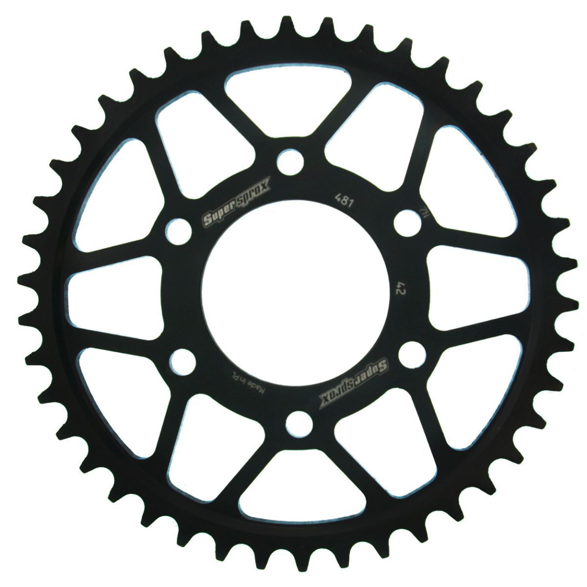 Lančenik zadnji SUPERSPROX RFE-481:42-BLK Crni 42T, 530
