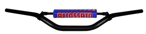 Handlebar ACCOSSATO HB076 Aluminium Made With Variable Diameter - 28.5 mm Crni
