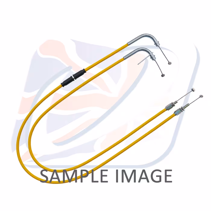 Throttle cable (pair) Venhill S01-4-128 featherlight Yellow for SUZUKI GSX-R 1000 2005-2006