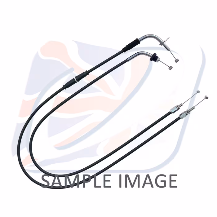 Throttle cable (pair) Venhill S01-4-133 featherlight Crni for SUZUKI GSX-R 600 2001