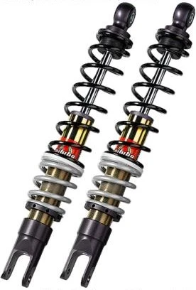 Rear twinshock BITUBO YGB0 adjustable: spring preload Red and black springs