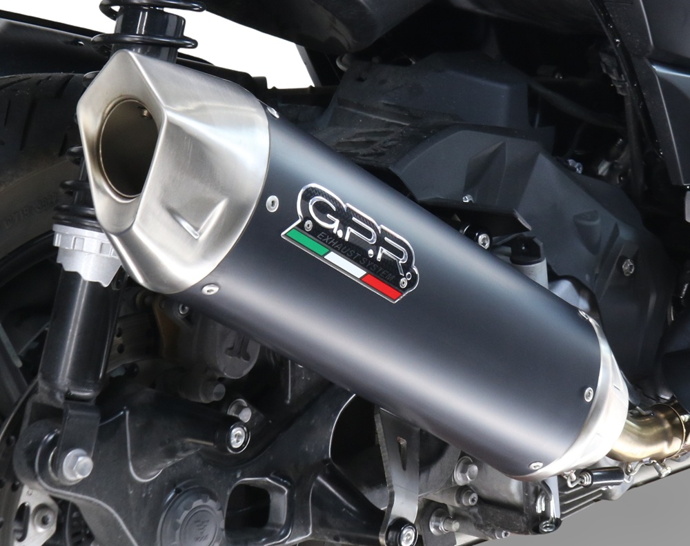 Slip-on exhaust GPR FURORE-X SCOOTER SCOM.111.FXSC Matte Black