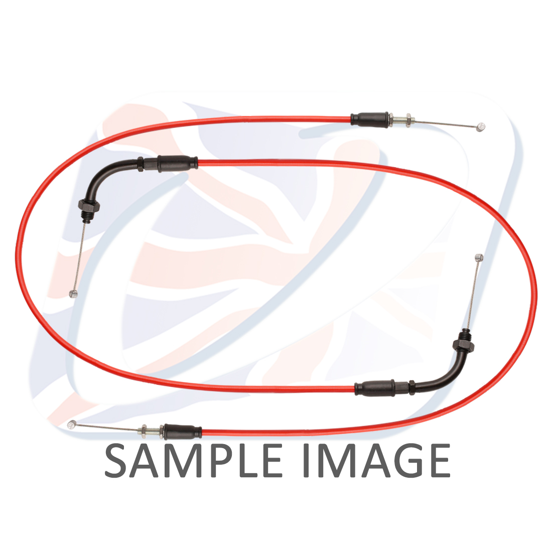 Throttle Cable Venhill H02-4-108-RD featherlight crven