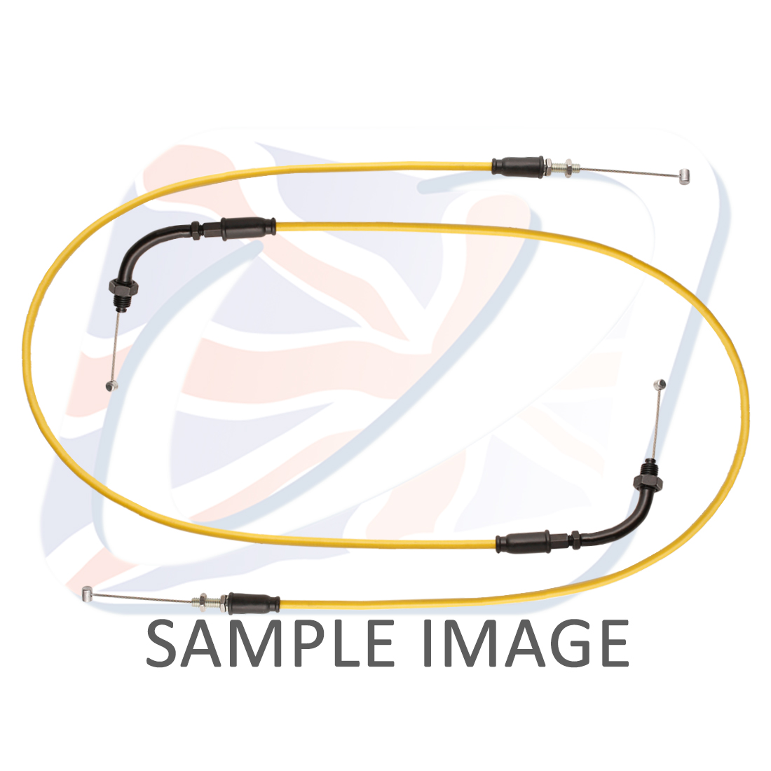 Throttle Cable Venhill S01-4-100-YE featherlight yellow