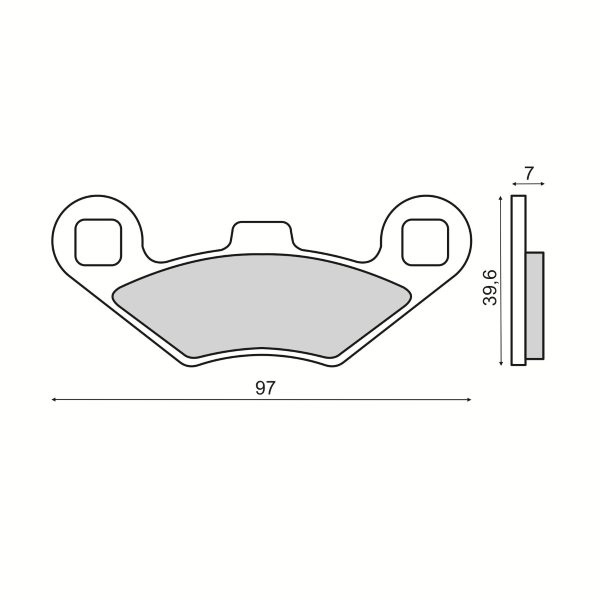 Disk pločice RMS 225103513 sintered