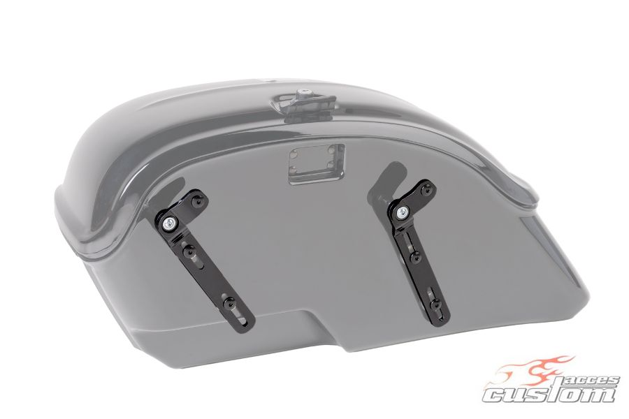 Rigid saddlebag supports CUSTOMACCES SV SV0003N Crni