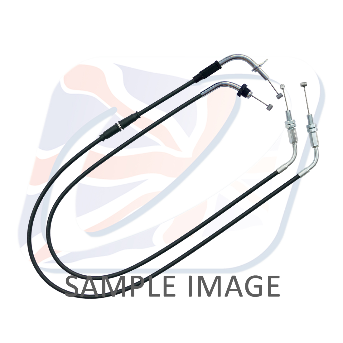 Throttle cables (pair) Venhill S01-4-117-BK featherlight Crni for SUZUKI GSF 1200 Bandit / S 1996-2000