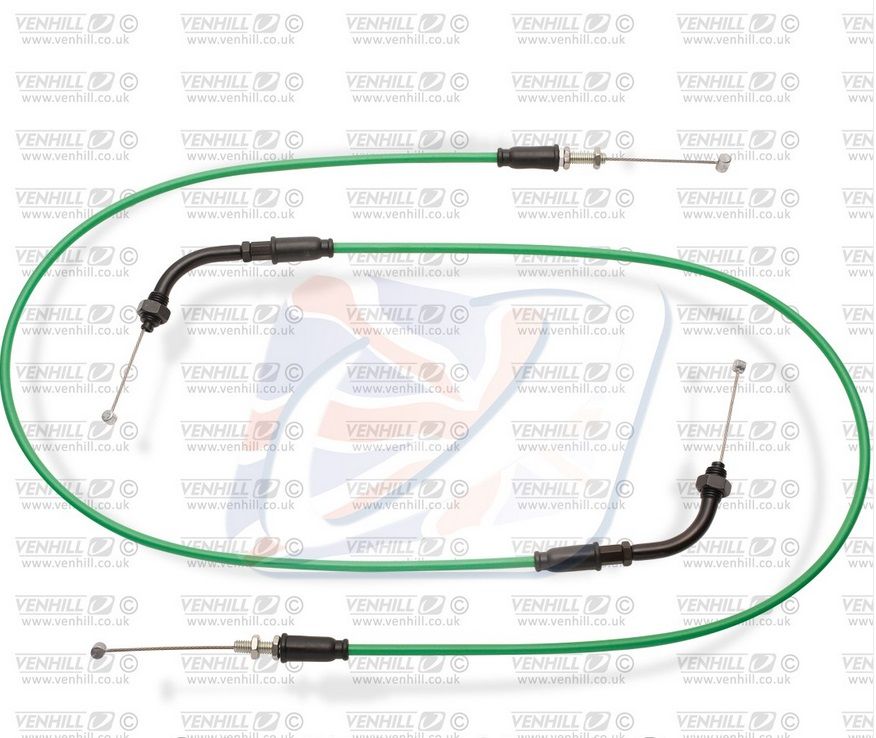 Throttle Cable Venhill K02-4-100-GR featherlight green