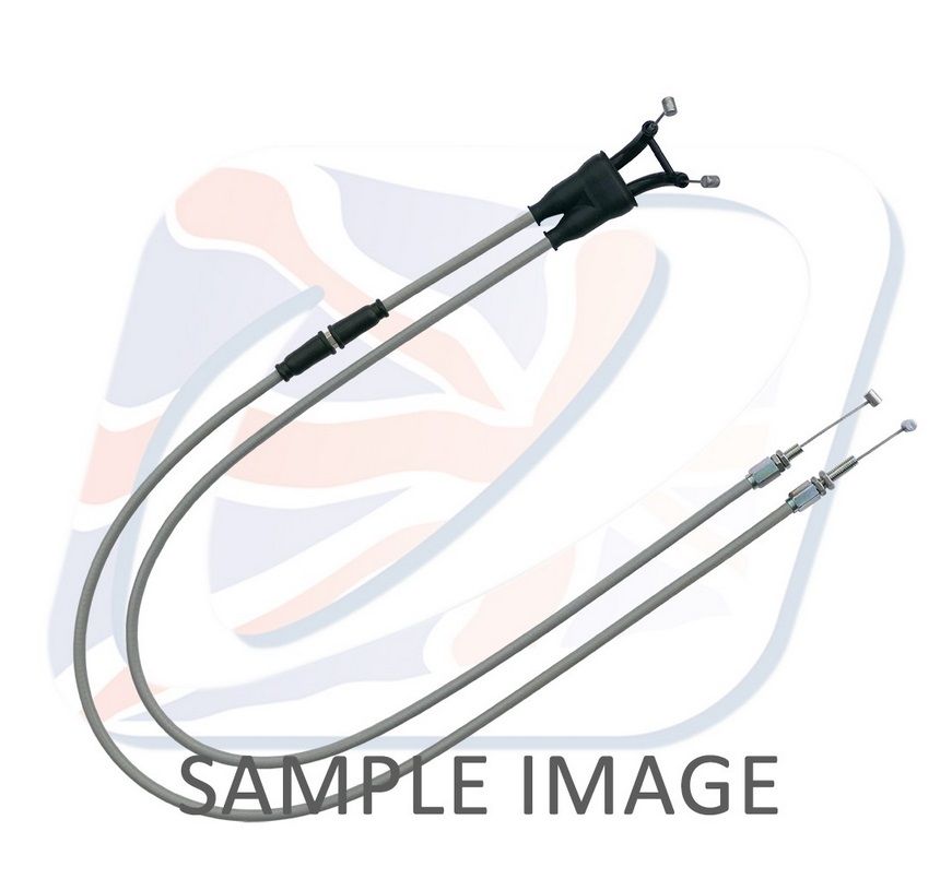 Throttle cables (pair) Venhill T01-4-139-GY featherlight grey