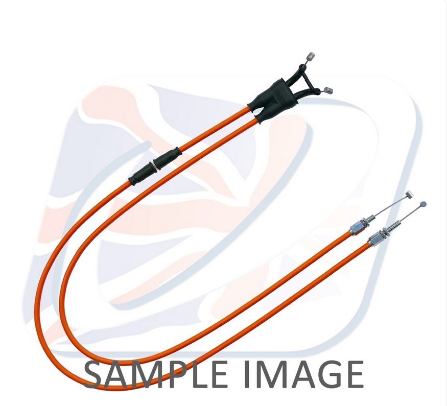 Throttle cables (pair) Venhill T01-4-139-OR featherlight orange