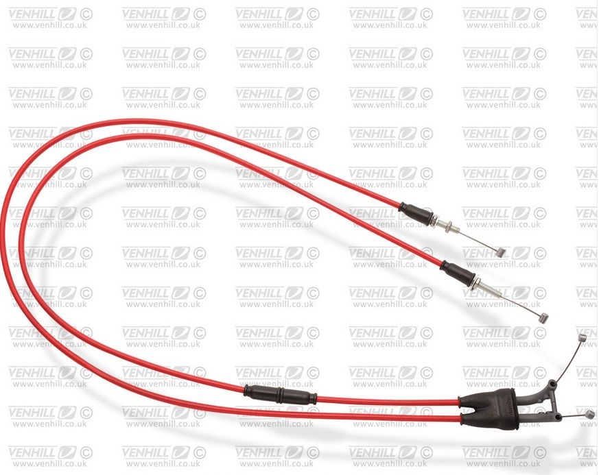 Throttle cable Venhill S01-4-106/C-RD featherlight crven
