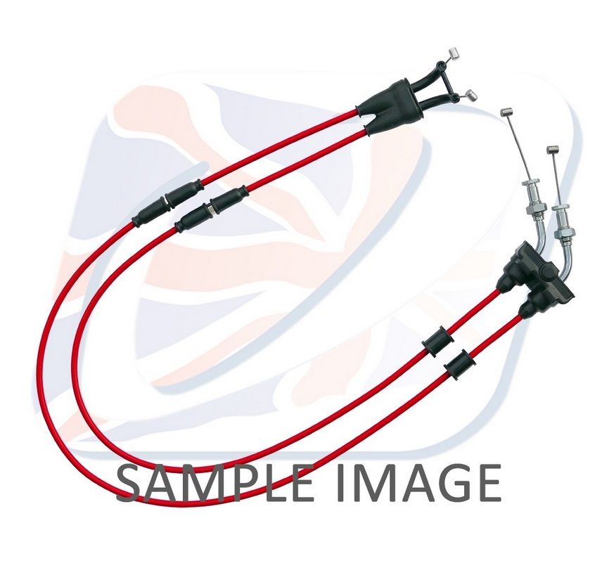 Throttle cables (pair) Venhill Y01-4-077-RD featherlight crven