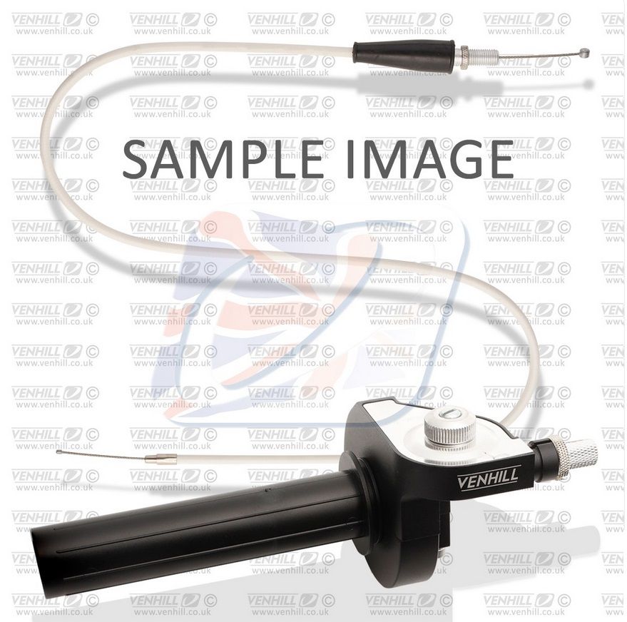 Twistgrip conversion 600A Venhill S01-4-044/9-WT featherlight white