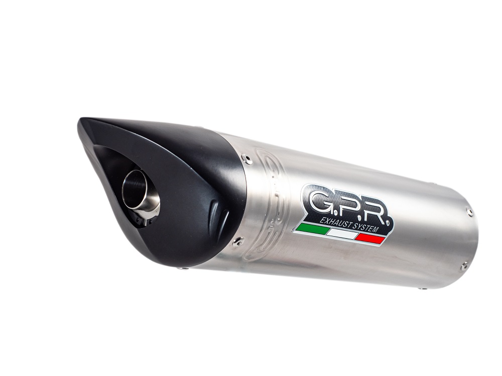 Slip-on exhaust GPR TIBURON T.69.TIBTO Brushed Titanium