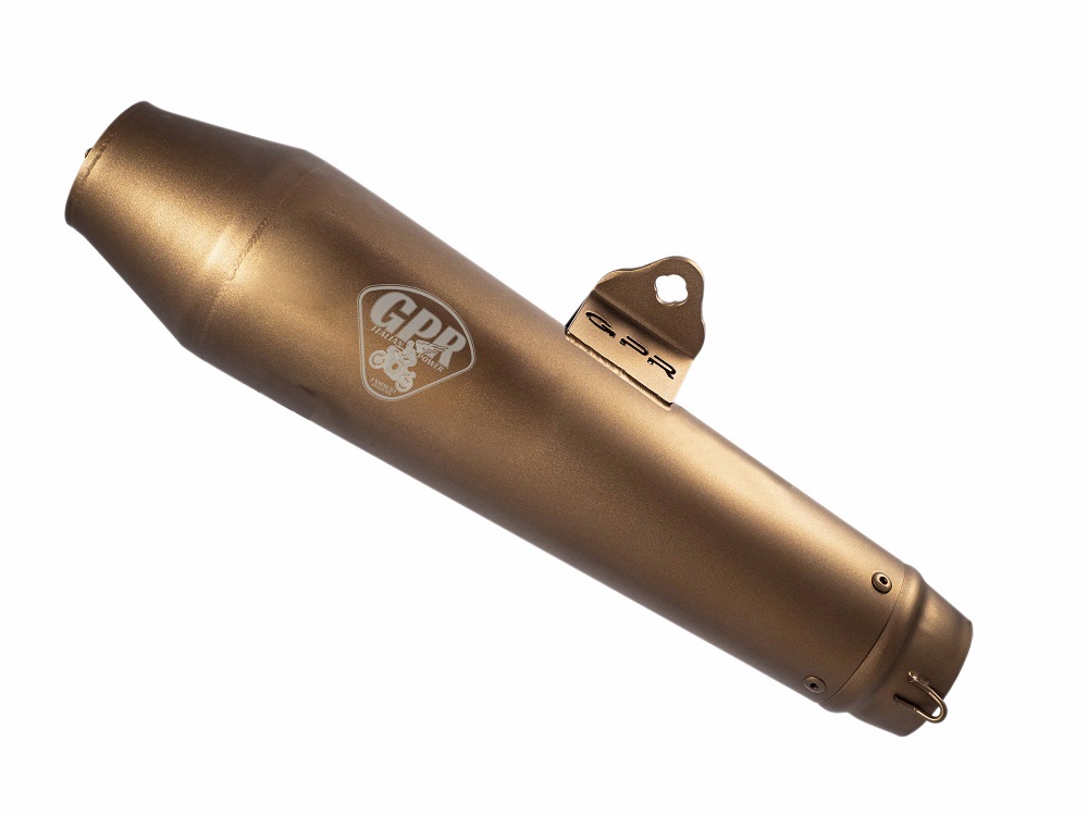 Universal silencer GPR ULTRACONE CAFÉ RACER CAFE.64.ULTBRZ Bronze without link pipe