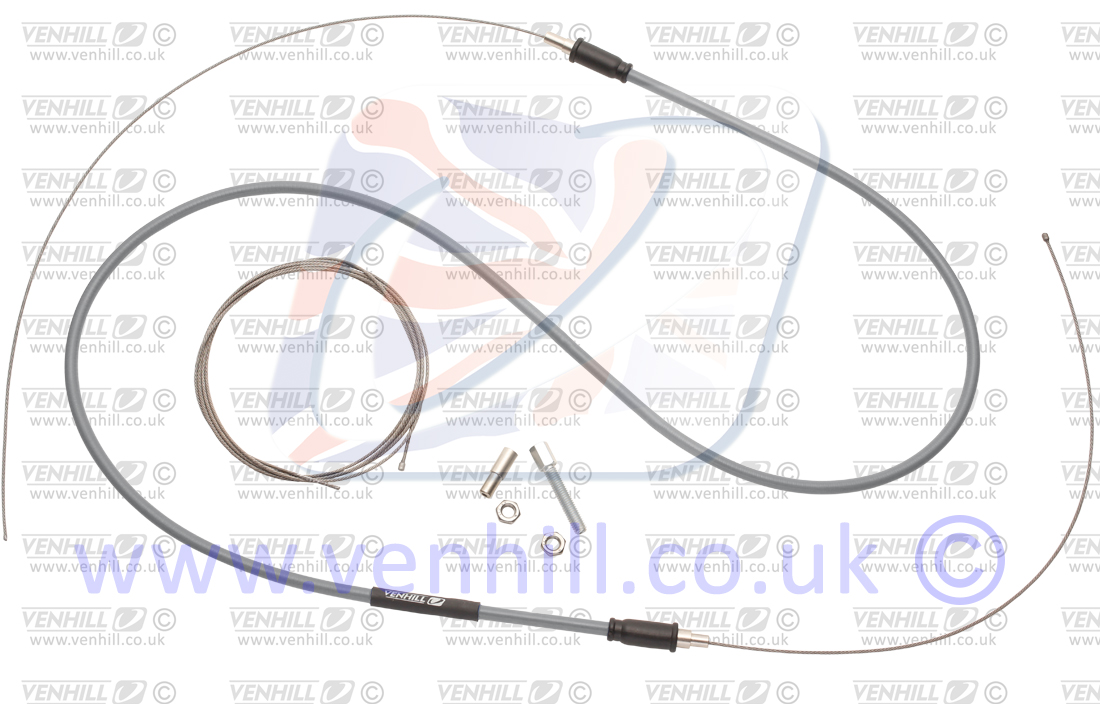 Throttle cable Venhill VEN-T1000/SIL Grey/Silver