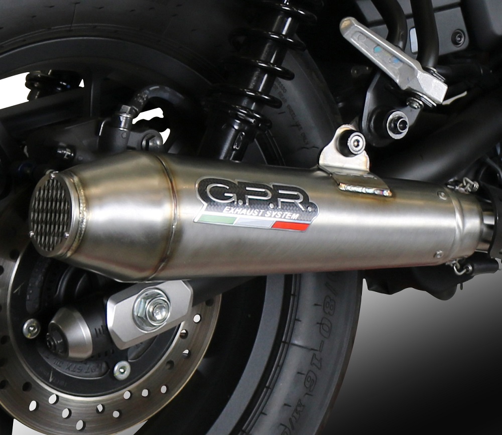 Slip-on exhaust GPR ULTRACONE H.250.1.ULTRA Brushed Stainless steel