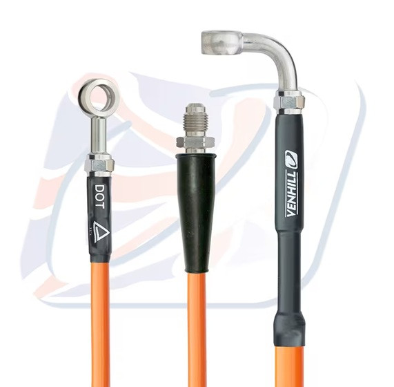 Front brake hose Venhill K01-1-050/P Orange