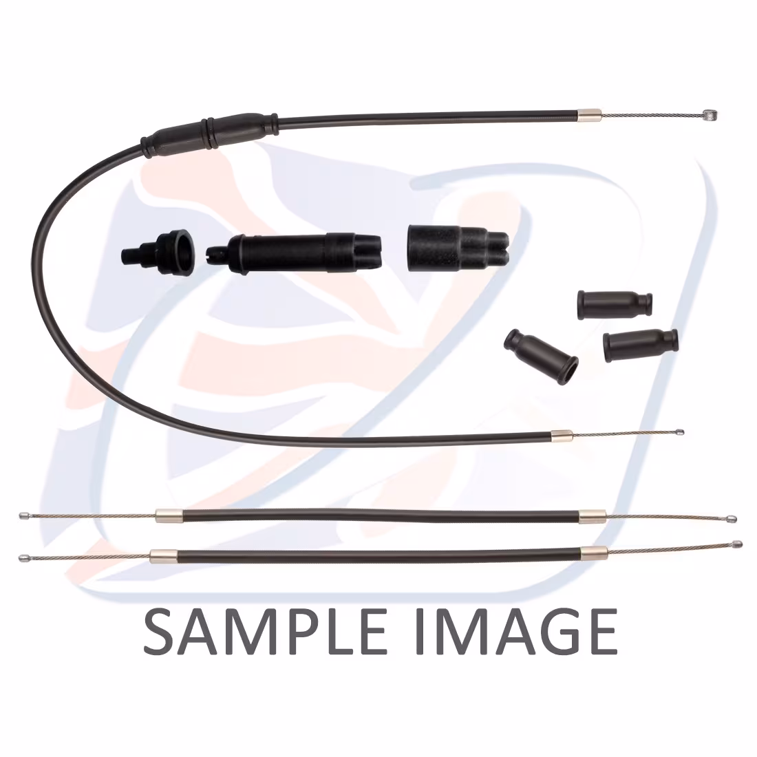 1:2 Throttle cable assembly Venhill SHR-4-004 Crni for SHERCO SM 50 2006