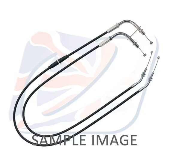 Throttle cable (pair) Venhill Y01-4-211 featherlight Crni for YAMAHA XVS 1300 stryker 2011-2017