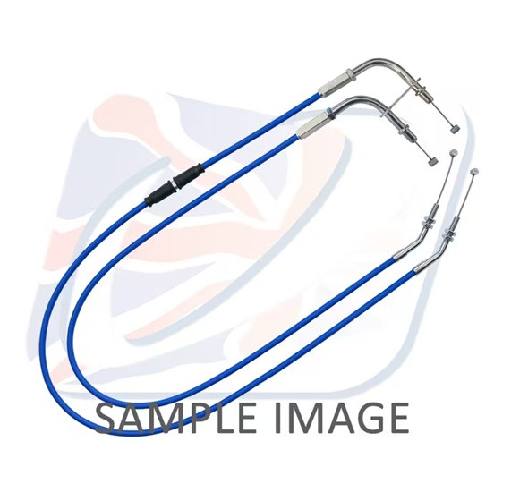 Throttle cable (pair) Venhill Y01-4-211 featherlight Plavi