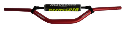 Handlebar ACCOSSATO HB071 Aluminium Made With Variable Diameter - 28.5 mm crven