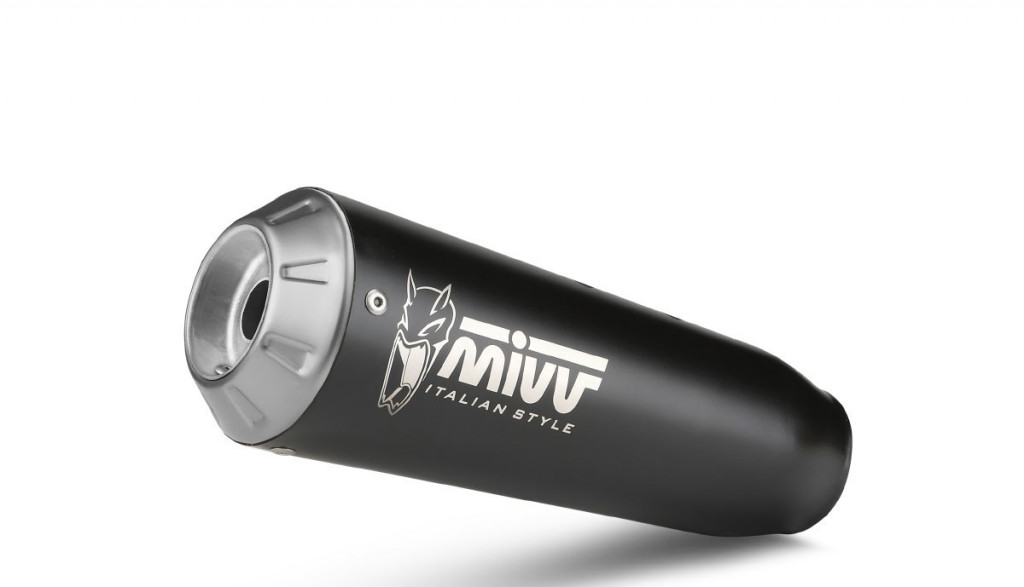 Silencer MIVV X-M1 HU.005.LC4B Crni for HUSQVARNA Svartpilen 125 2021-2023