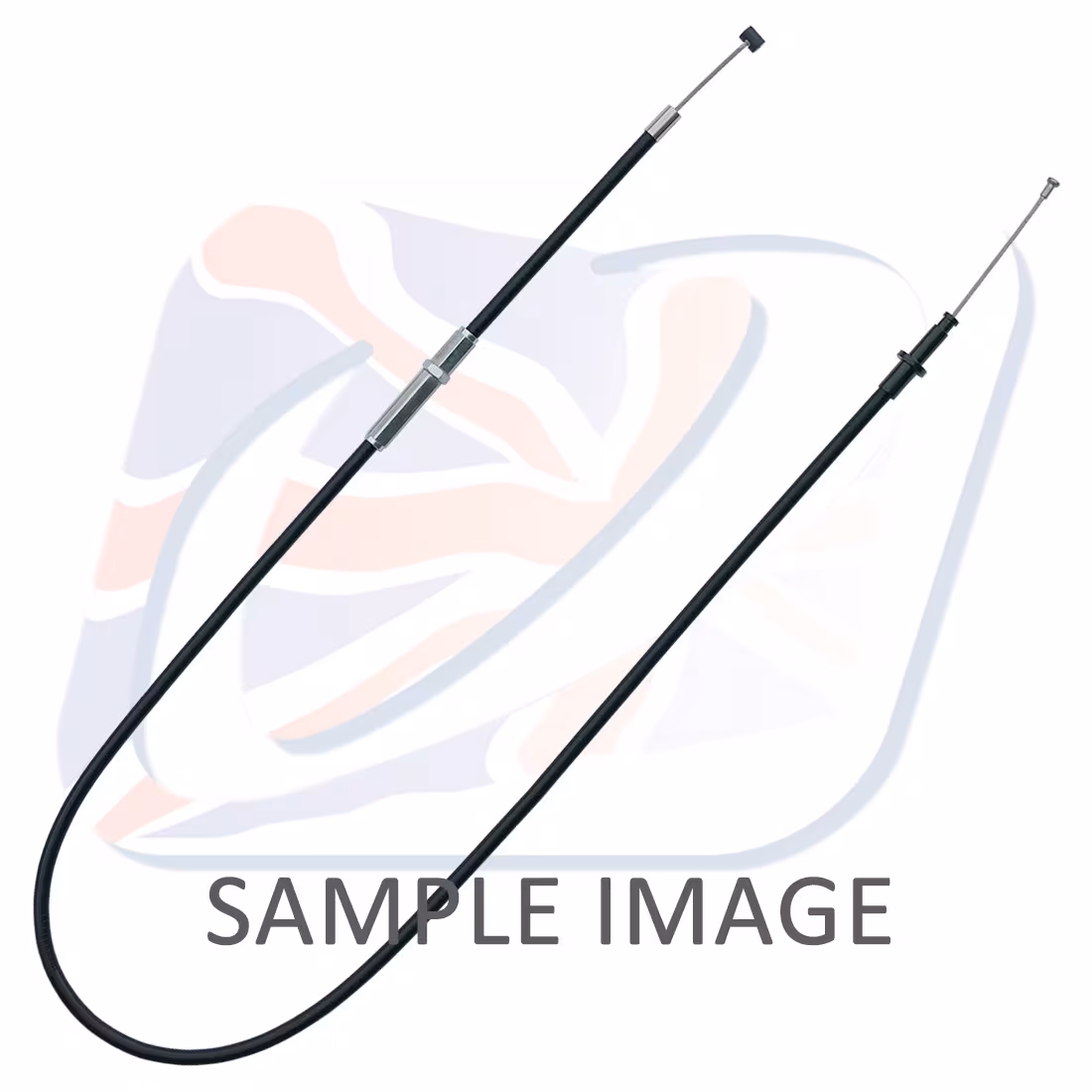 Rear brake cable Venhill Y01-2-052 Crni for ATV YAMAHA YFZ 450 2004-2005